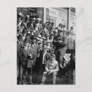 Boxer Jack Johnson and Trainers, Anfang der 1900er Postkarte