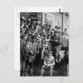 Boxer Jack Johnson and Trainers, Anfang des 20. Postkarte (Vorne/Hinten)