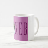 BOXER-KAFFEE-TASSE KAFFEETASSE (VorderseiteRechts)