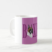 BOXER-KAFFEE-TASSE KAFFEETASSE (Vorderseite Links)