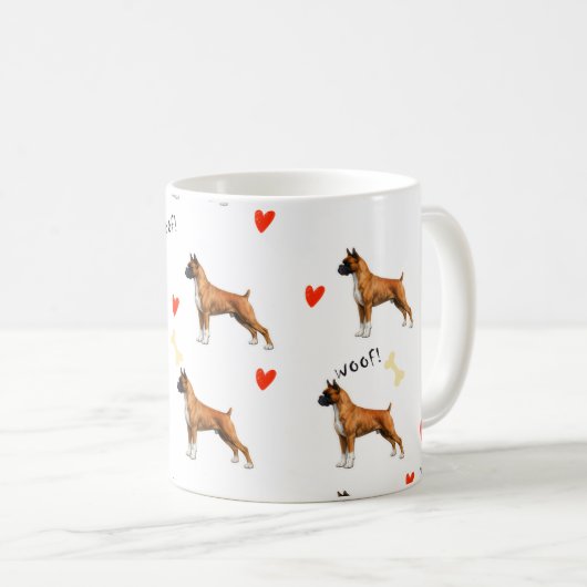 Boxer Kaffeetasse (VorderseiteRechts)