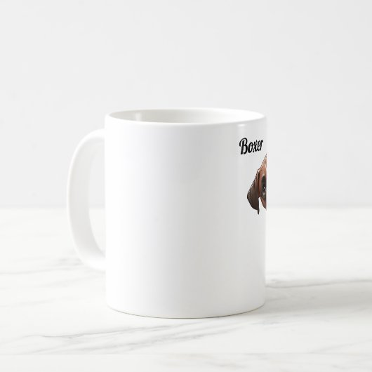 Boxer Kaffeetasse (Vorderseite Links)