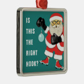 Boxer Keepake Ornament Aus Metall (Rechts)