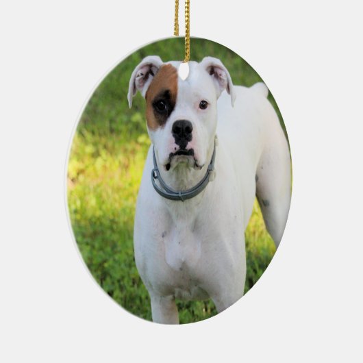 Boxer Keramik Ornament (Rechts)