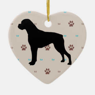 Boxer Keramik Ornament