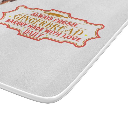 Boxer Koch Baking Gingerbrot Schneidebrett (Ecke)
