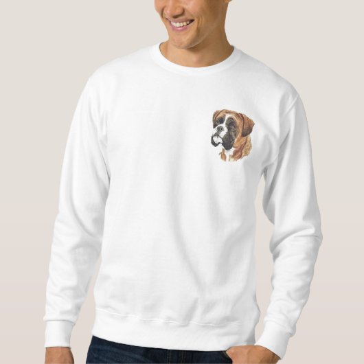 Boxer-Kopf Sweatshirt (Vorderseite)
