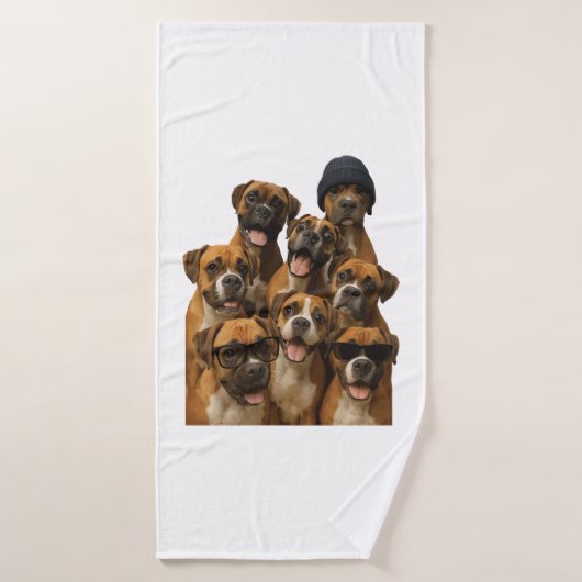 Boxer Kopie Badehandtuch (Badehandtuch)