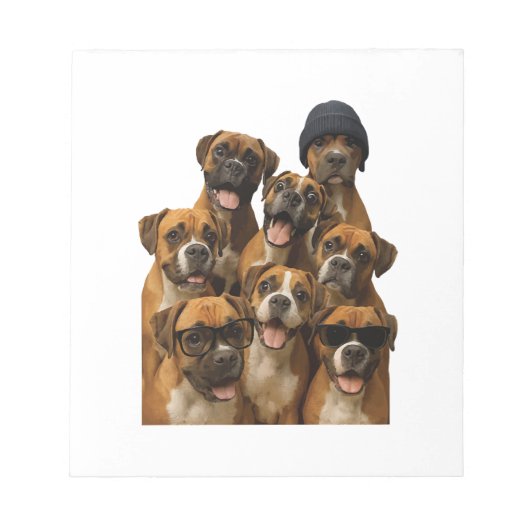 Boxer Kopie Notizblock (Vorderseite)