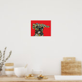 Boxer-Kunst Poster (Küche)