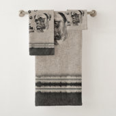 Boxer Kunst, wenn alles versage Zitat Badhandtuch Set (Insitu)