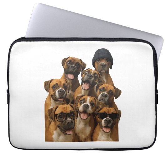 Boxer Laptopschutzhülle (Vorderseite)