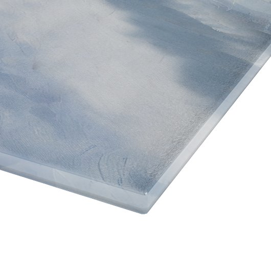 Boxer lässt es Weihnachten schnee Schneidebrett (Ecke)