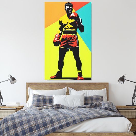 Boxer Leinwanddruck (Insitu (Schlafzimmer))