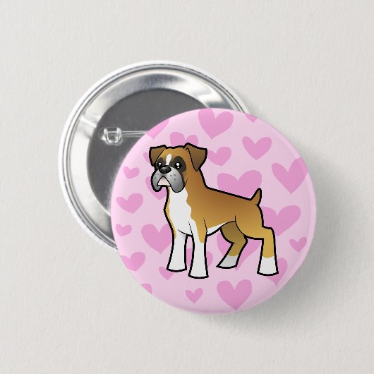Boxer Liebe Button (Vorne & Hinten)