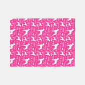 Boxer Liebe Fleece Blanket - I Liebe Boxers Pet Gi (Vorderseite (Horizontal))
