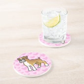 Boxer-Liebe Getränkeuntersetzer (Seite)