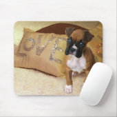 Boxer-Liebe mousepad (Mit Mouse)