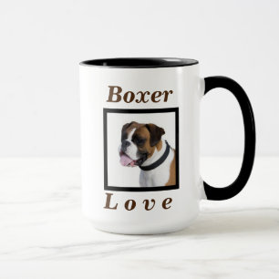 "Boxer-Liebe-" niedliches Hundegeschenk für ihr Tasse