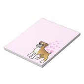 Boxer Liebe Notizblock (Rotiert)