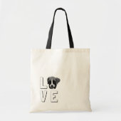 Boxer-Liebe-Tasche Tragetasche (Vorne)