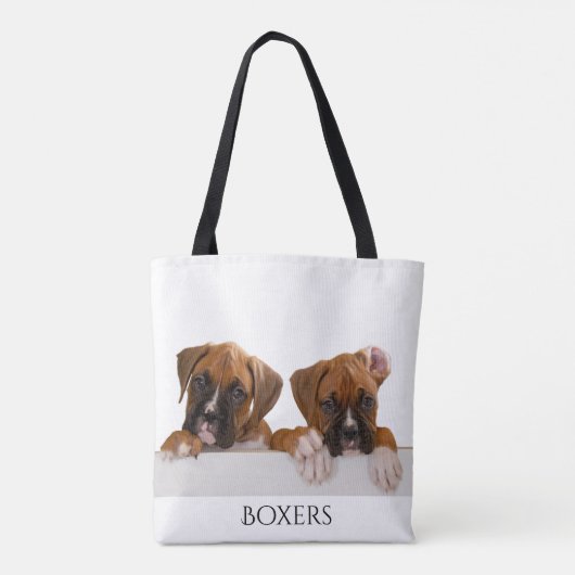 Boxer-Liebhaber Tasche (Rückseite)