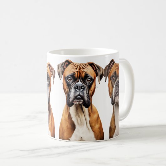 Boxer liebt die Tasse (VorderseiteRechts)