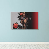 Boxer liegt runter leinwanddruck (Insitu (Holzboden))