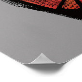 Boxer liegt runter poster (Ecke)