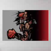 Boxer liegt runter poster (Vorne)