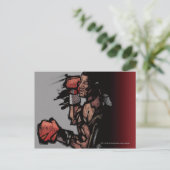 Boxer liegt runter postkarte (Stehend Vorderseite)