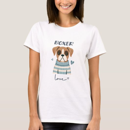 Boxer Lover T-Shirt (Vorderseite)