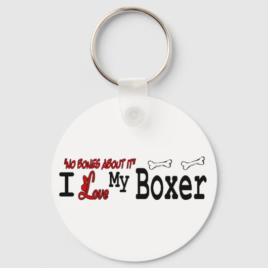 Boxer Lovers Geschenke Schlüsselanhänger (Vorderseite)