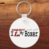 Boxer Lovers Geschenke Schlüsselanhänger (Vorderseite)