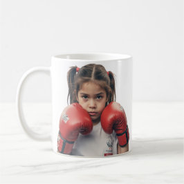 Boxer-Mädchen-Tasse Kaffeetasse