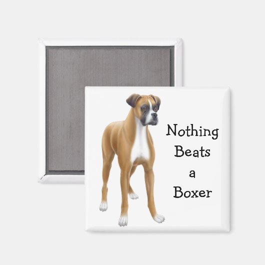 Boxer Magnet (Vorderseite/Rückseite)