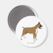 Boxer Magnet (Vorderseite/Rückseite)