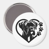 Boxer Magnet (Vorderseite/Rückseite)