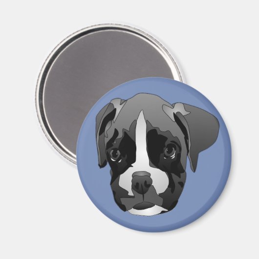 Boxer Magnet (Vorderseite/Rückseite)