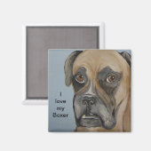 Boxer Magnet (Vorderseite/Rückseite)