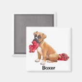 Boxer Magnet (Vorderseite/Rückseite)