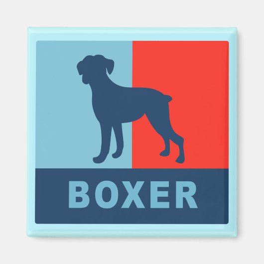Boxer Magnet Square (Vorne)