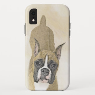 Boxer-Malerei - Niedliche Original Hunde-Kunst Case-Mate iPhone Hülle