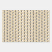 Boxer-Malerei - Niedliche Original Hunde-Kunst Geschenkpapier Set (Vorderseite)