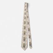 Boxer-Malerei - Niedliche Original Hunde-Kunst Krawatte (Vorderseite)