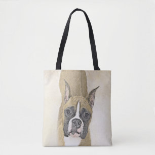 Boxer-Malerei - Niedliche Original Hunde-Kunst Tasche