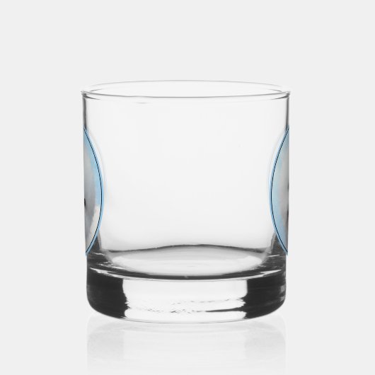 Boxer-Malerei - Niedliche Original Hunde-Kunst Whiskyglas (Links)