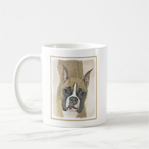 Boxer-Malerei - Niedliche Original-Hundekunst Kaffeetasse