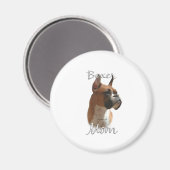 Boxer Mama 2 Magnet (Vorderseite/Rückseite)