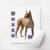 Boxer Mama 4 Mousepad (Mit Mouse)
